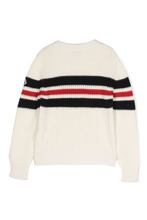 white wool jumper MONCLER KIDS | 9C00006M1131F07